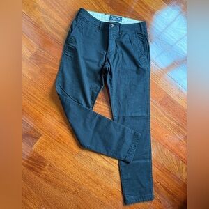 Abercrombie & Fitch Men’s Pants 29W 30L Stretch Black Chino Pant